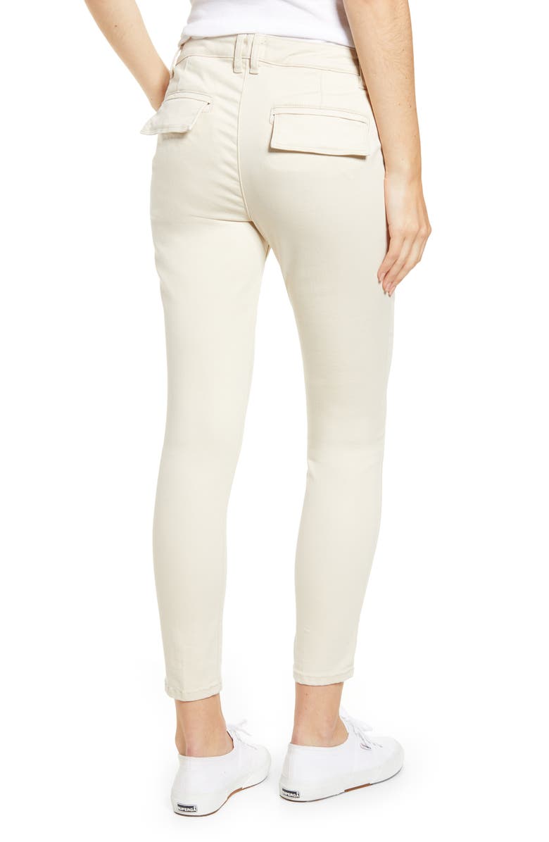Sanctuary Palmer Crop Skinny Chino Pants, Alternate, color, 
