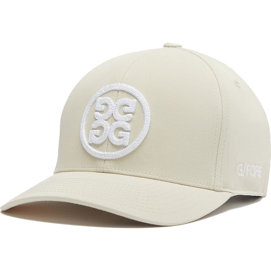 G/fore Chainstitch Circle G's Trucker Hat In Stone