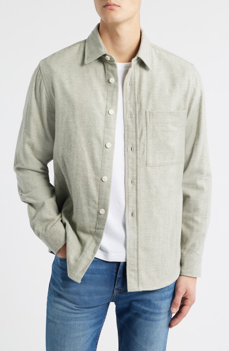 BOSS Owen Relaxed Fit Button-Up Shirt, Main, color, Green