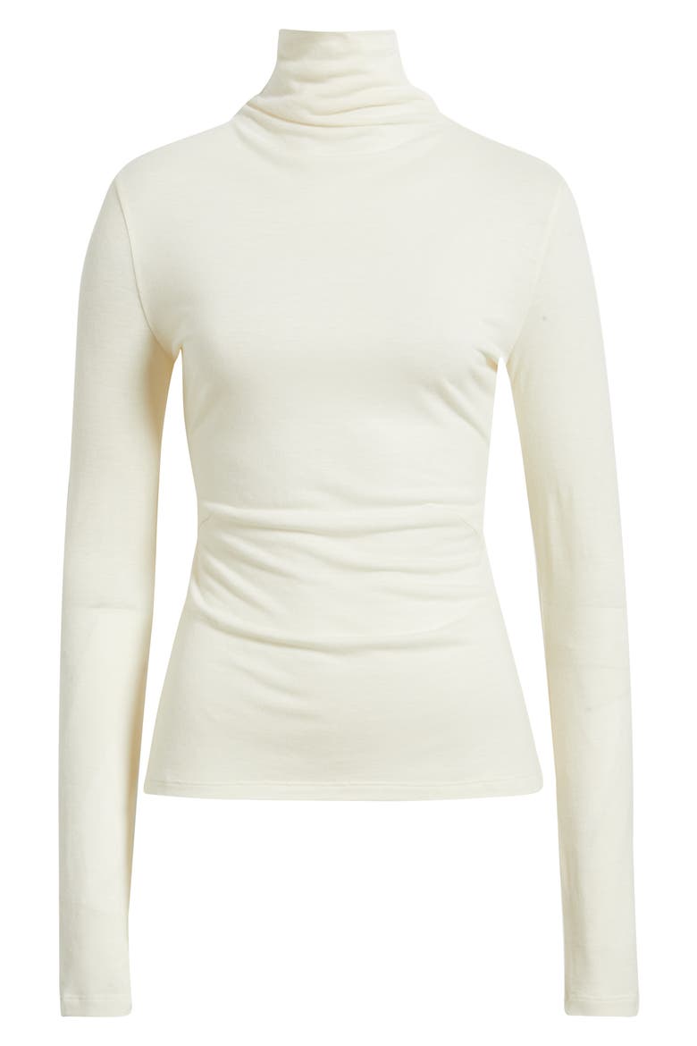 Elavu Turtleneck Top, Alternate, color, SOFT CREAM