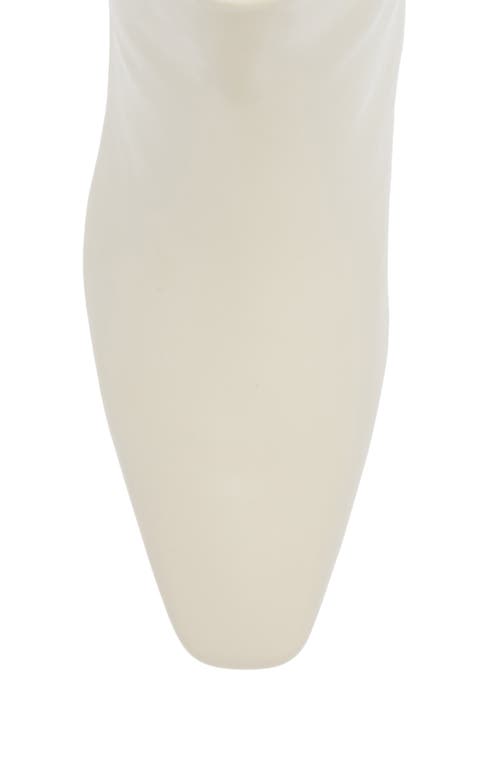 Nordstrom Arazio Genuine Calf Hair Kitten Heel Bootie In Ivory Vanilla