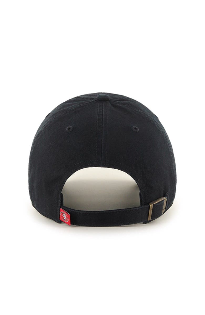 '47 Men's '47 Black San Francisco 49ers Clean Up Adjustable Hat, Alternate, color, Black