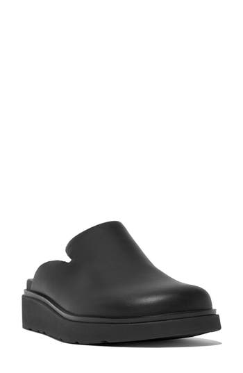 Fitflop Platform Mule In Black