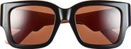 Gucci 52mm Square Sunglasses