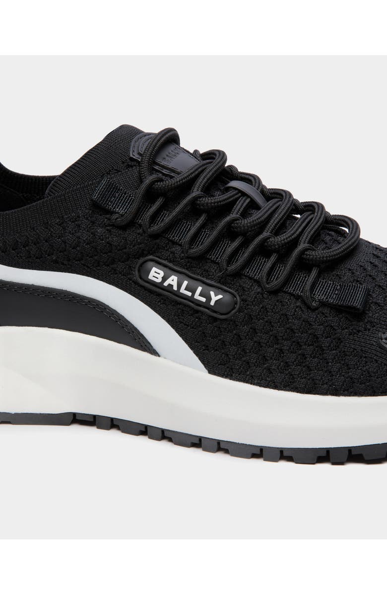Bally Outline Sneaker in Nylon, Alternate, color, Black