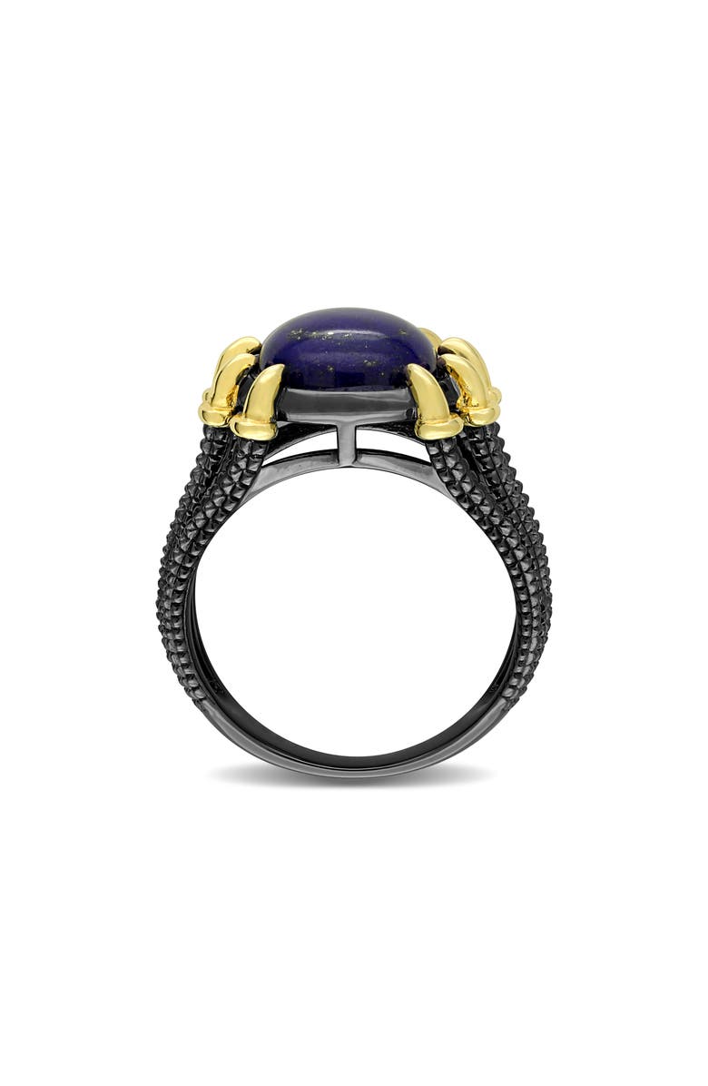 DELMAR Two-Tone Lapis Lazuli Gothic Ring, Alternate, color, Blue