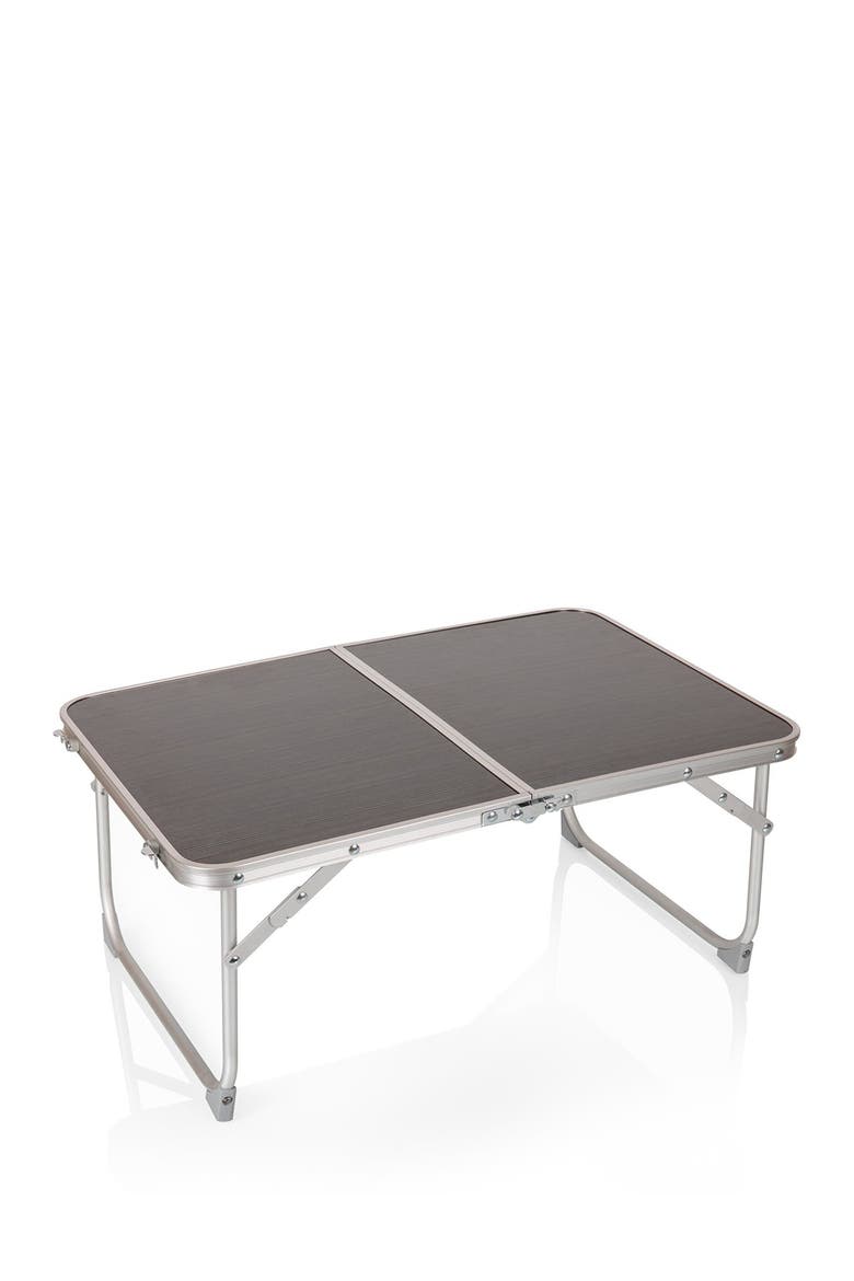 Concert Table Mini Portable Table, Alternate, color, BROWN