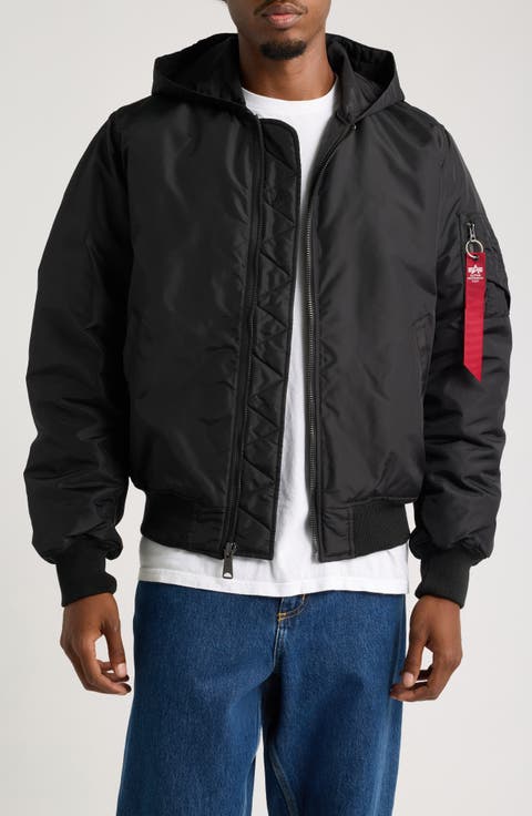 MA-1 Hood Relaxed Bomber Jacket