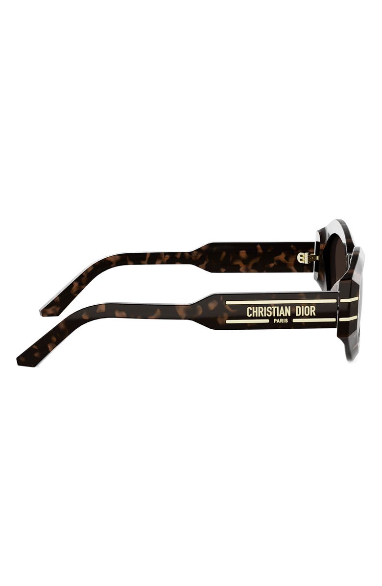 DIOR 'DiorSignature B1U 55mm Butterfly Sunglasses, Alternate, color, Havana / Gradient Brown