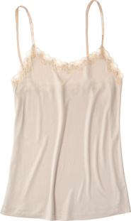 Uwila Warrior Soft Silk Lace Trim Camisole