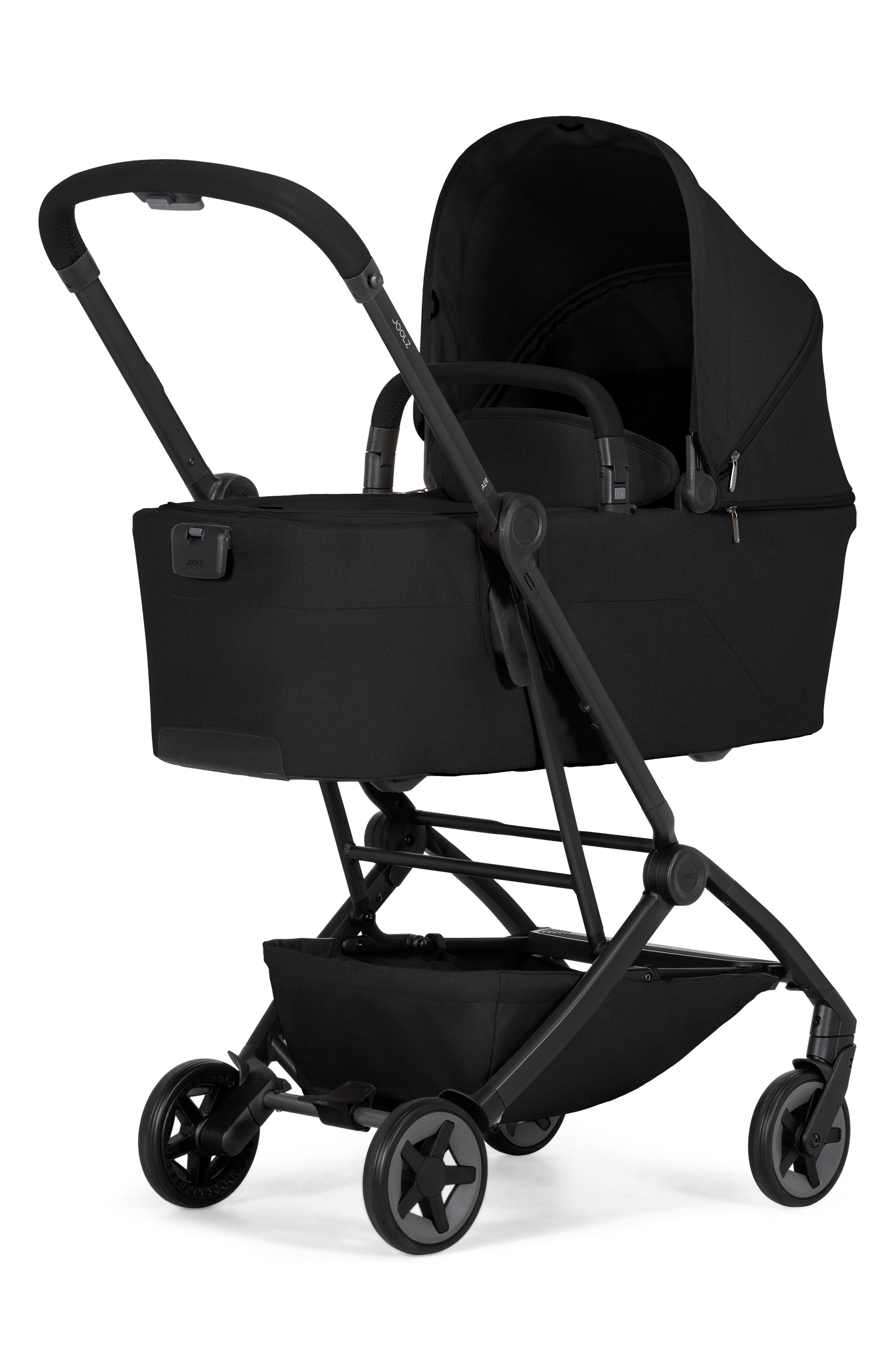 orbital umbrella stroller Daphyls Biker with beard and Color:Alu/Grey Melange a smooth and controlled Canopy Fabric Color_Misty White