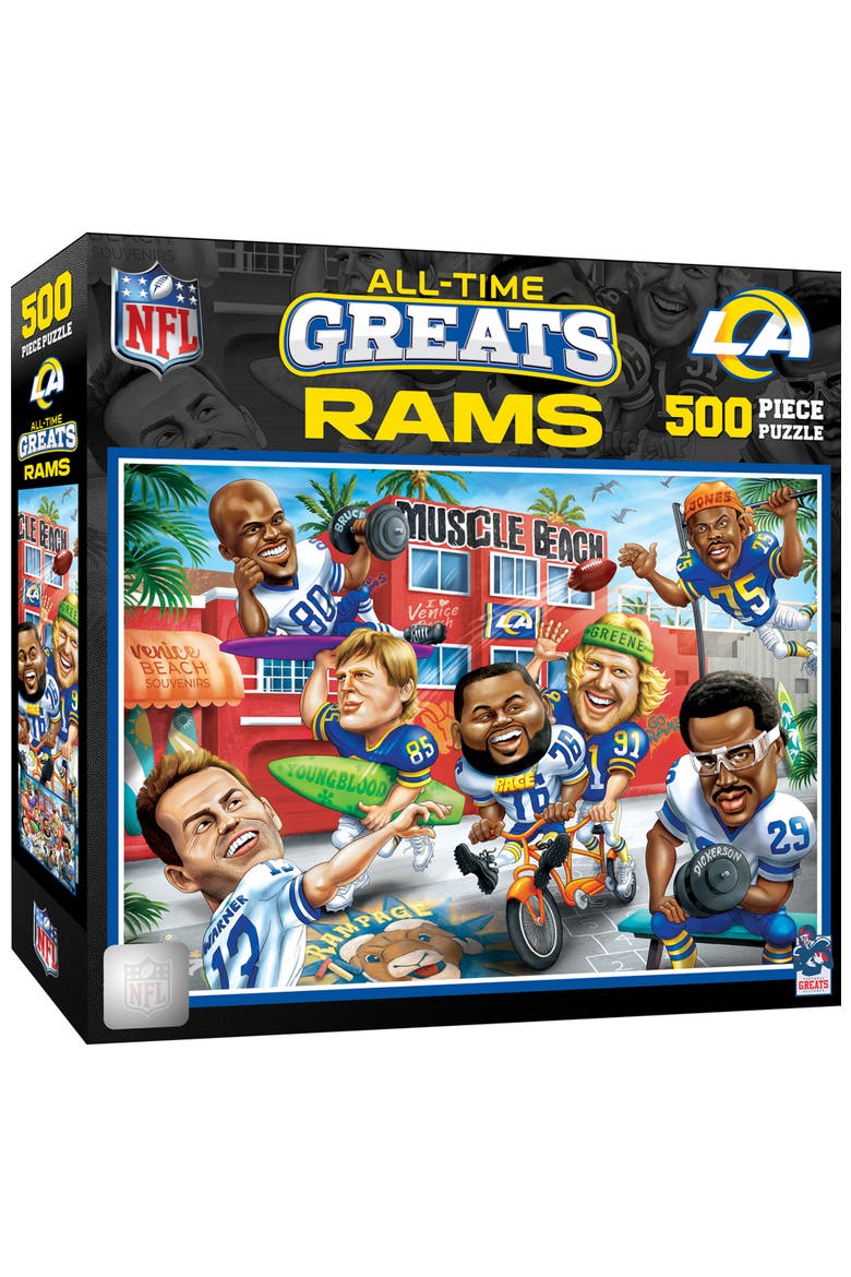 Los Angeles Rams 500 Piece Puzzle, Main, color, Multicolor