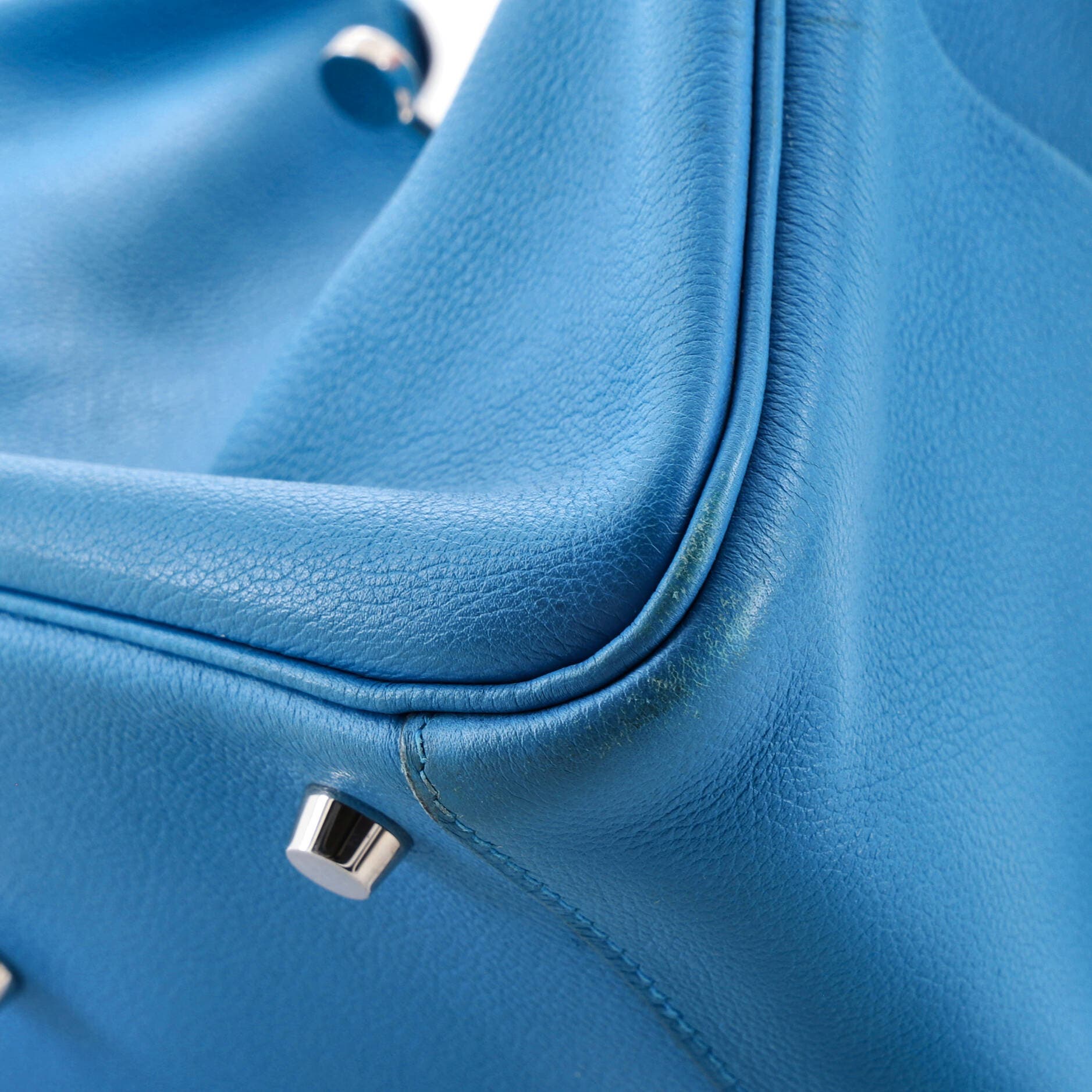 Pre-Owned Hermes Lindy Bag Evercolor 26, Alternate, color, Bleu Zanzibar