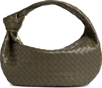 ハンドバッグ BOTTEGA VENETA JODIE MEDIUM LEATHER HANDBAG BOTTEGA VENETA Jodie Medium $4700 Black/Gold Leather