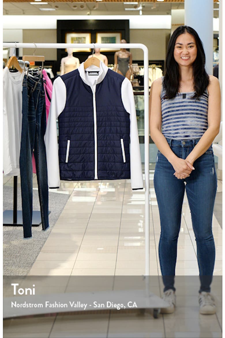 Martina Colorblock Quilted Hybrid Jacket video