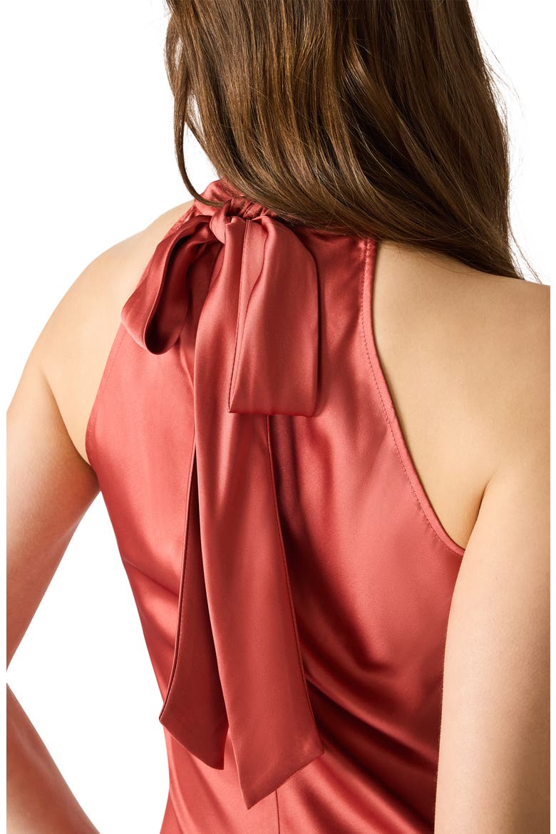 Lara Satin Bias Cut Maxi Dress, Alternate, color, DUSTY MAUVE