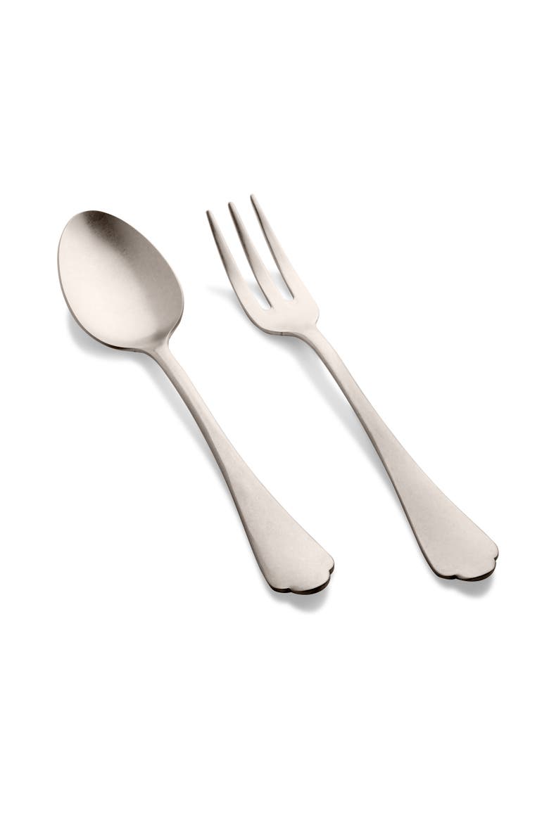 Dolce Vita Serving Set - 2 Pieces, Main, color, Pewter Champagne