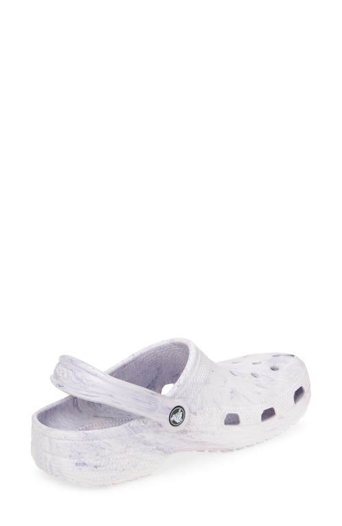 Crocs Classic Marbled Clog In Pink