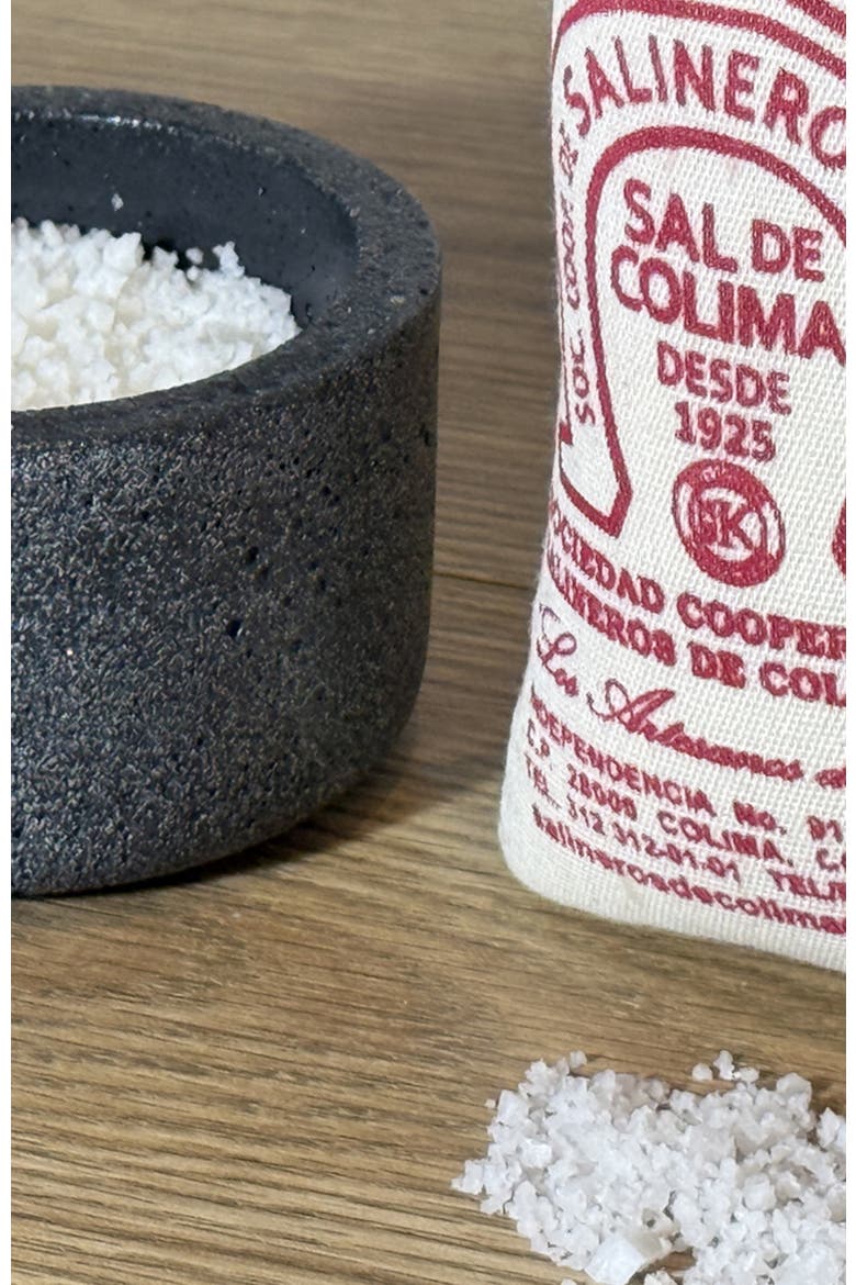 Mexican Colima Salt and Cellar, Alternate, color, Grey