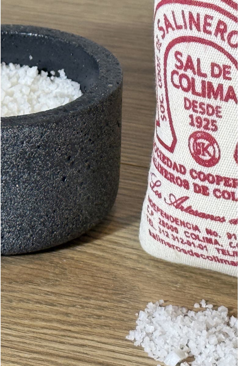Verve Culture Mexican Colima Salt and Cellar, Alternate, color, Grey