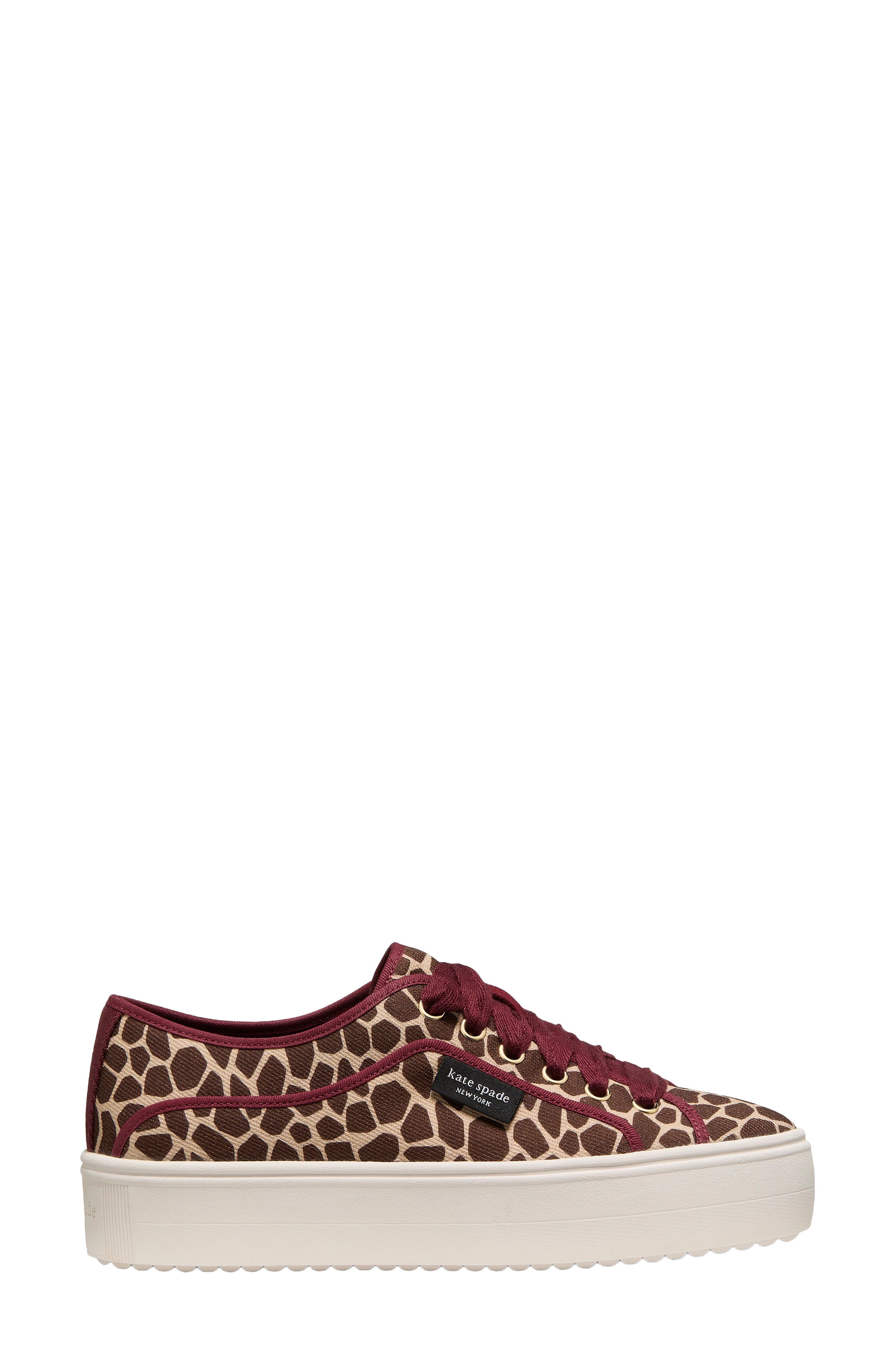 sam crystal embellished platform sneaker, Alternate, color, HOT FUDGE MULTI