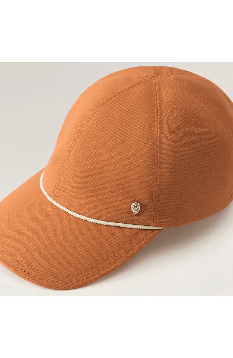 Helen Kaminski Layla Cotton Piqué Baseball Cap, Alternate, color, Earth