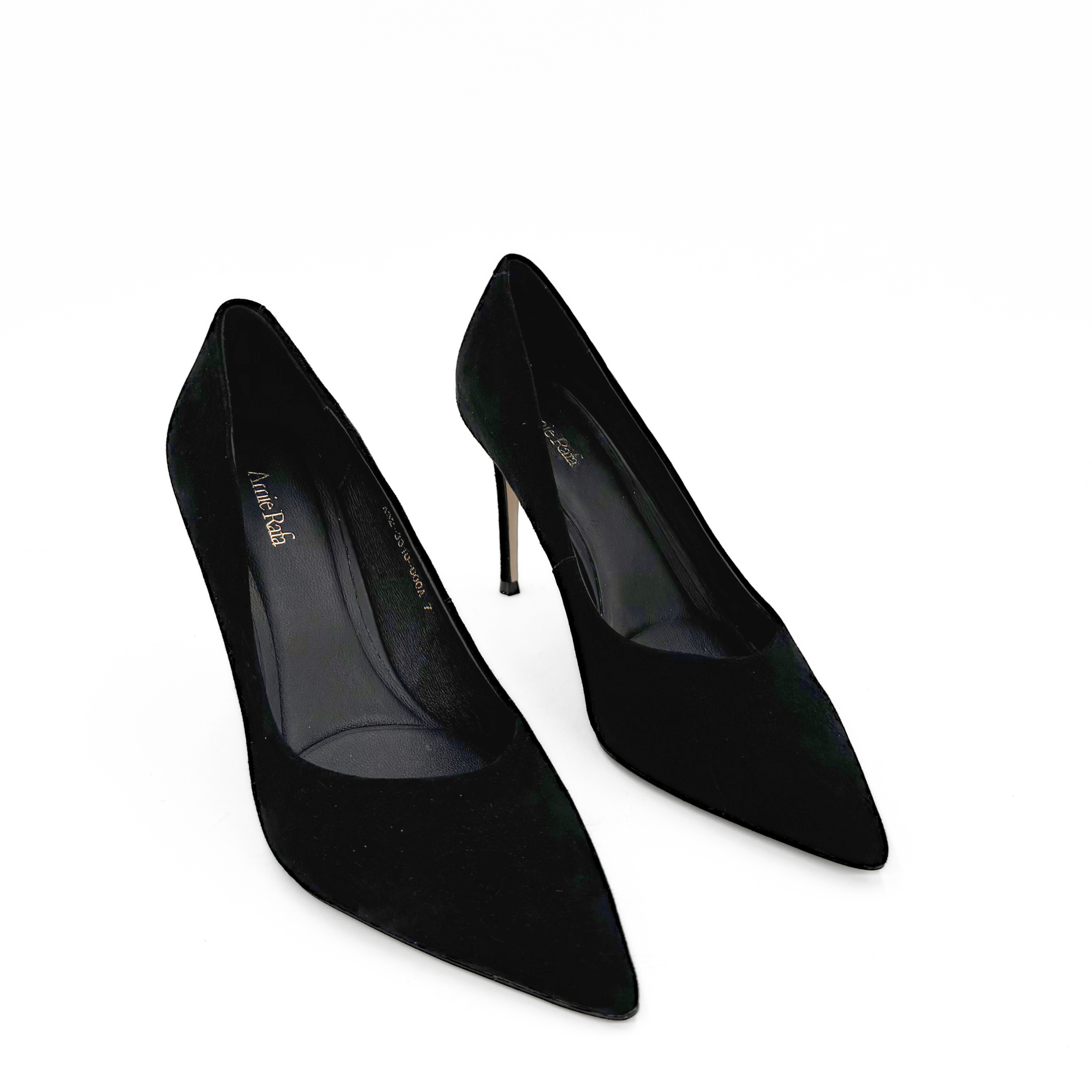 Noreen 90mm Suede Pumps, Alternate, color, Black