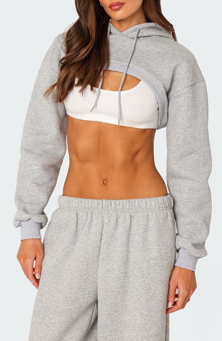 EDIKTED Eden Hooded Shrug, Main, color, 