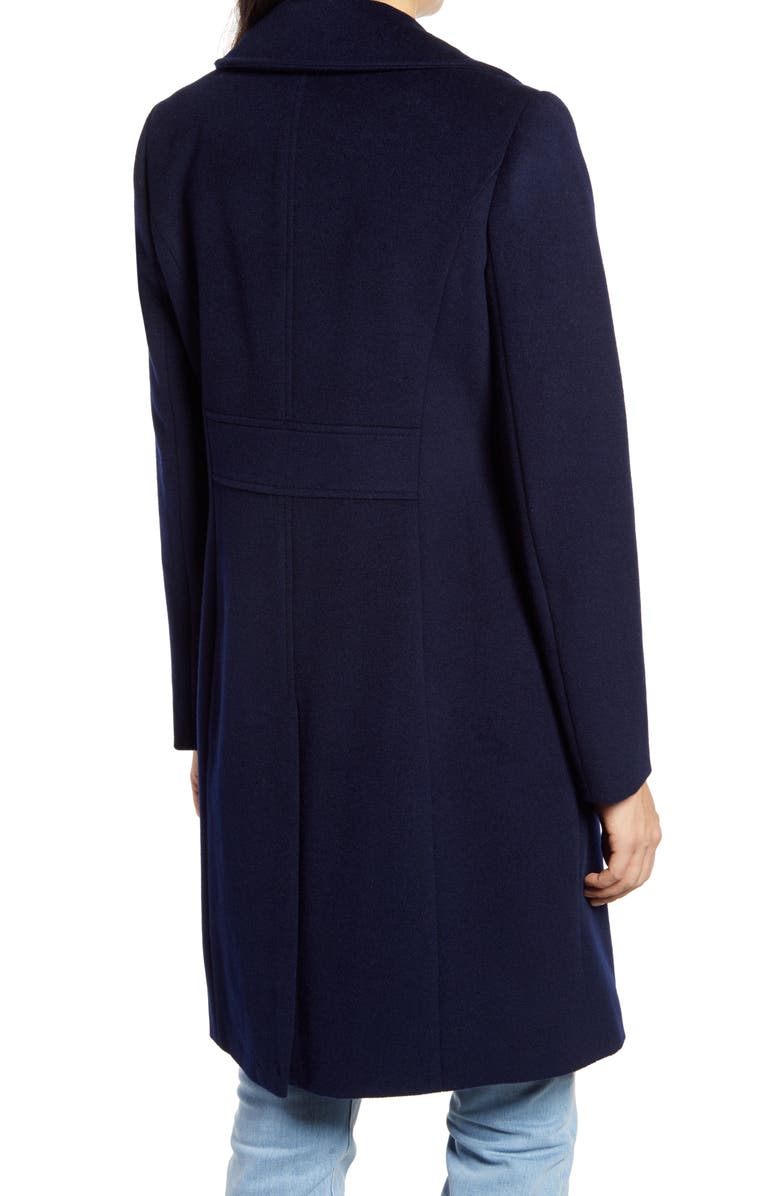 Sam Edelman Double Breasted Wool Blend Coat, Alternate, color,
