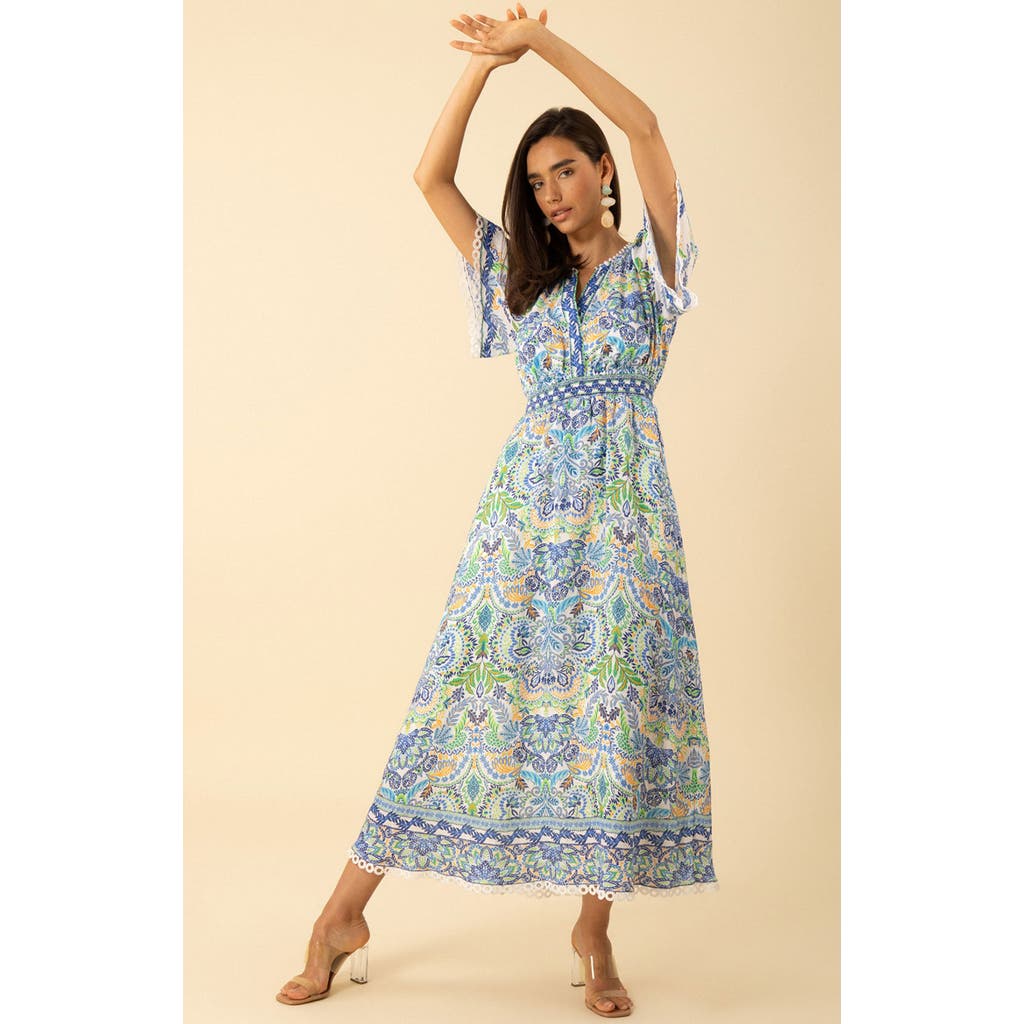 Hale Bob Katelyn Linen Maxi Dress