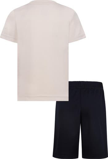 Kids' Dri-FIT Wordmark Logo T-Shirt & Shorts Set