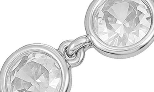 Vince Camuto Bezel Set Cz Bracelet In Metallic