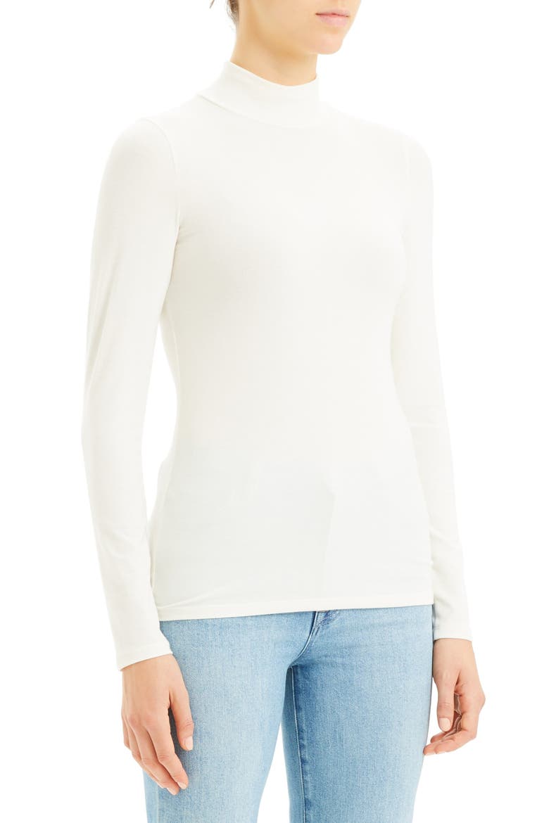 Turtleneck Top, Alternate, color, IVORY