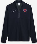 Nike Men's Nike Black New York Knicks  Dri-FIT Victory Quarter-Zip Pullover
