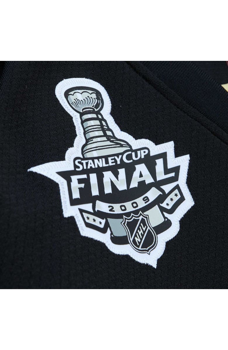 Mitchell & Ness Men's Mitchell & Ness Sidney Crosby Black Pittsburgh Penguins Captain Patch 2008/09 Blue Line Player Jersey, Alternate, color,