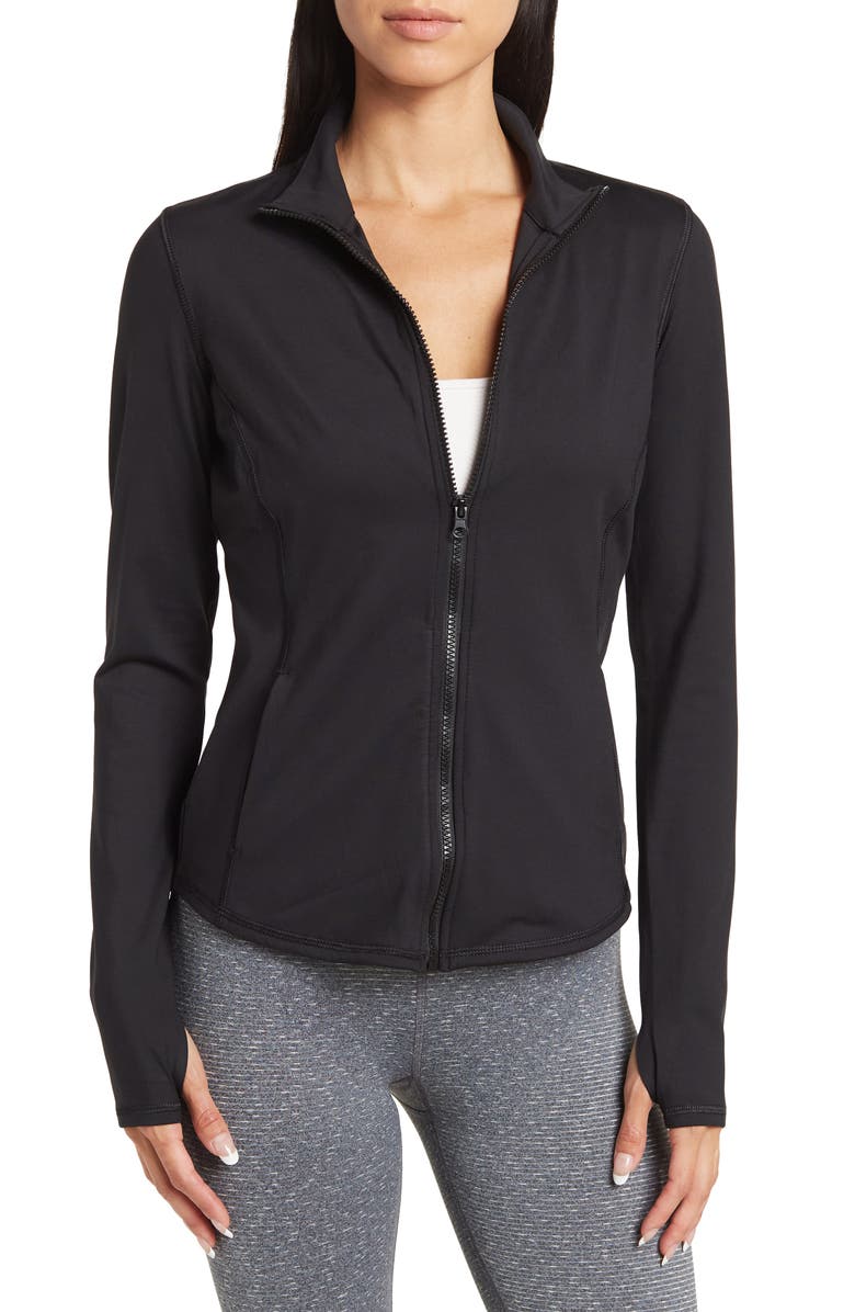 90 DEGREE BY REFLEX High-Low Full Jacket, Main, color,