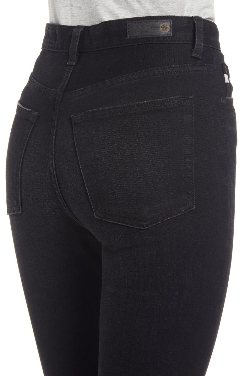 AG Alexxis High Waist Raw Hem Bootcut Jeans, Alternate, color,