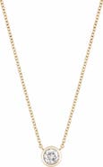Bony Levy 14K Gold Diamond Bezel Pendant Necklace - 0.16 ctw.