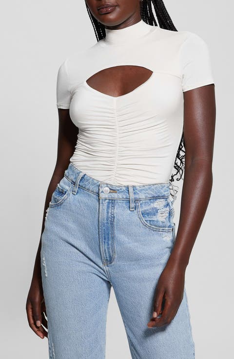 Brienna Cutout Jersey Top