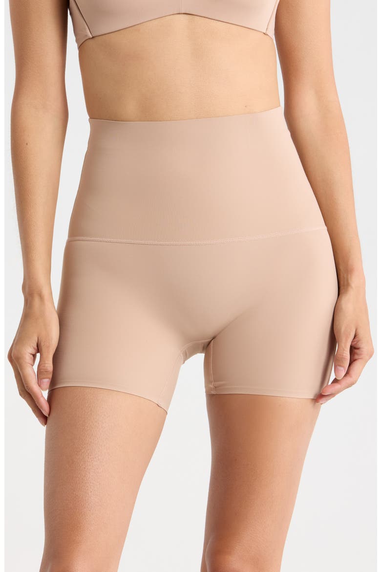 High Waist 2-Pack Thigh Shaper Shorts, Main, color, BLACK ROEBUCK