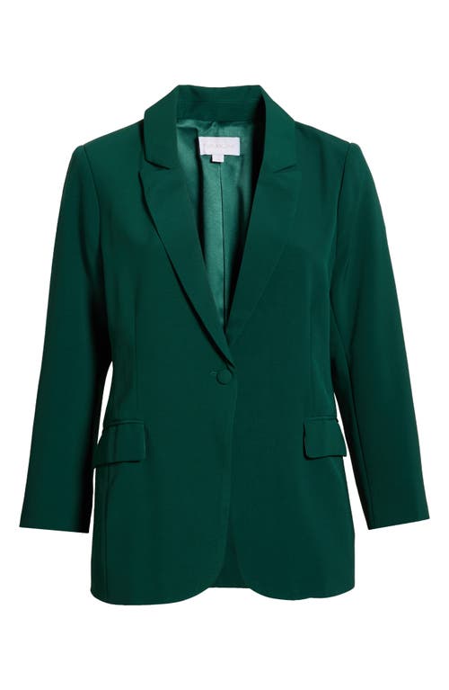Sugarlips Chelsea One-button Blazer In Green