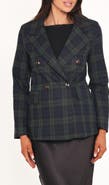 Petal & Pup Juliette Plaid Double Breasted Blazer