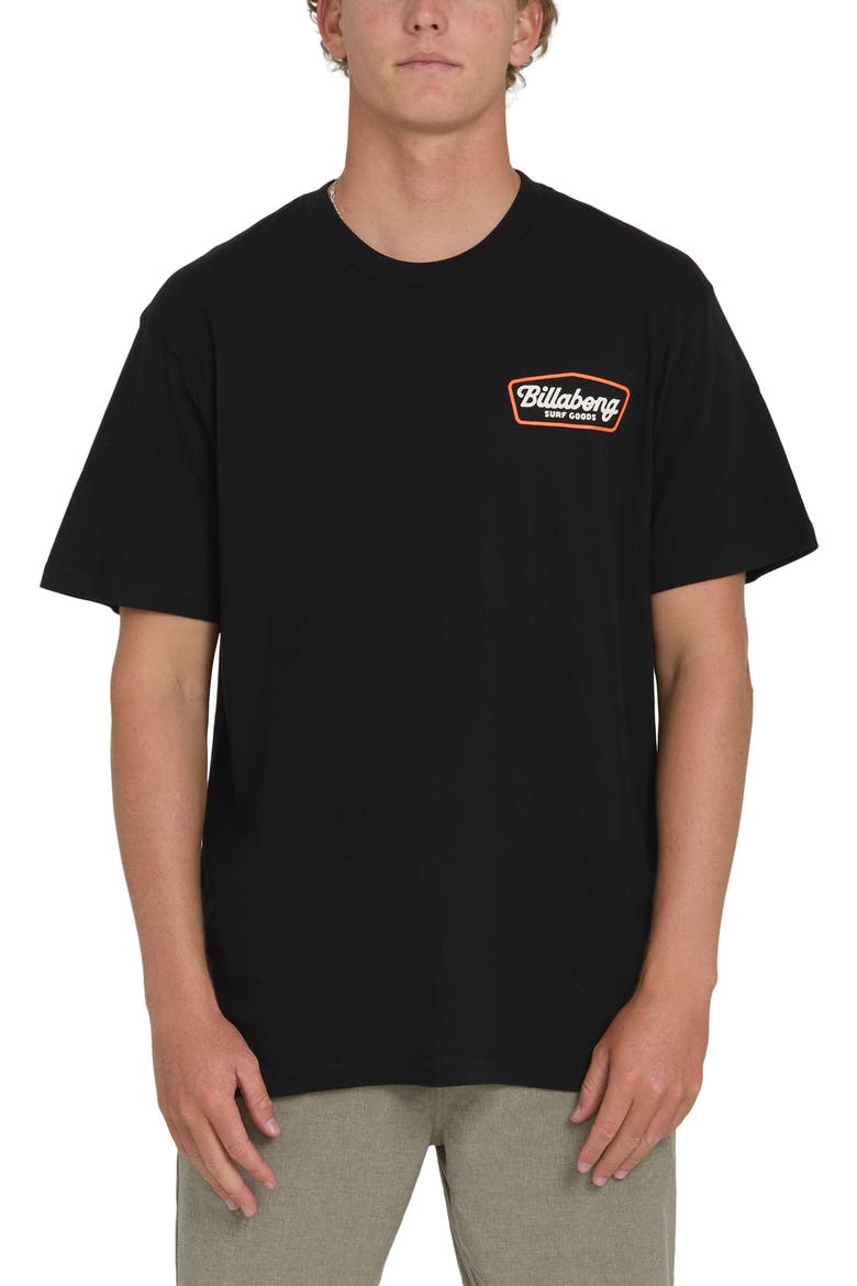 Off Duty Premium Graphic T-Shirt, Main, color, BLACK