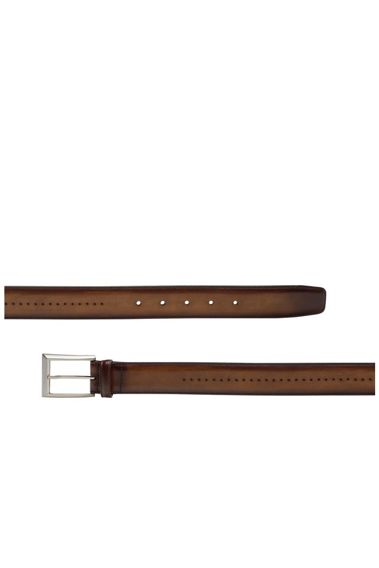 Anza Leather Belt, Alternate, color, ANZA II TABACO