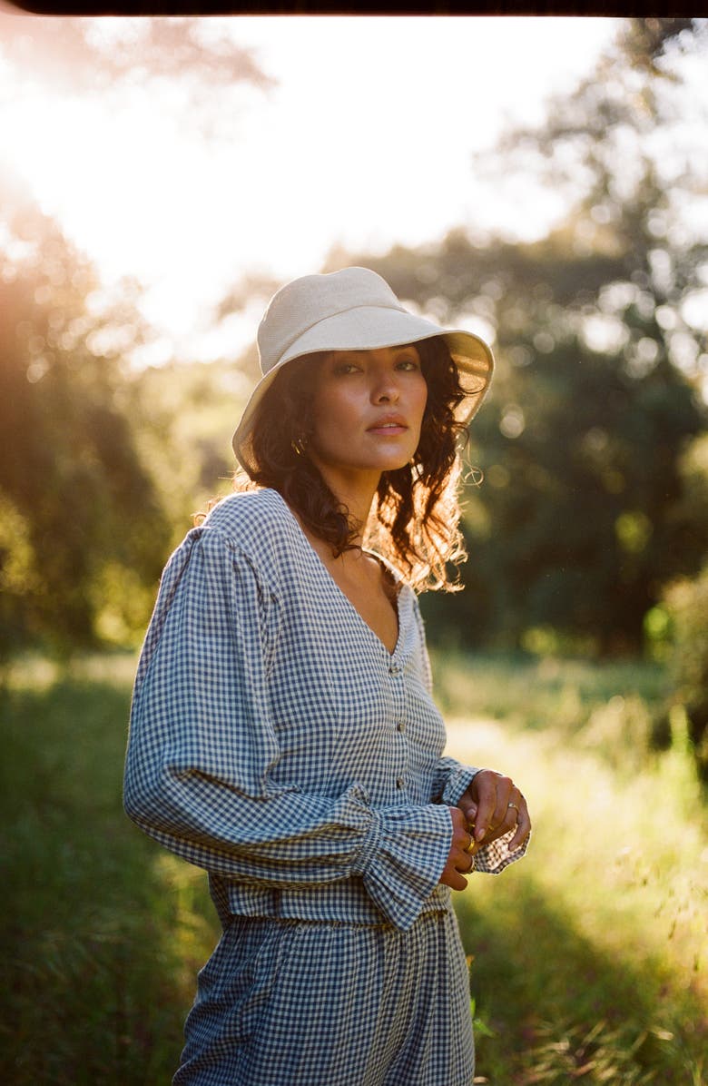 Brixton Meadow Gingham Check Button-Up Shirt, Alternate, color, 