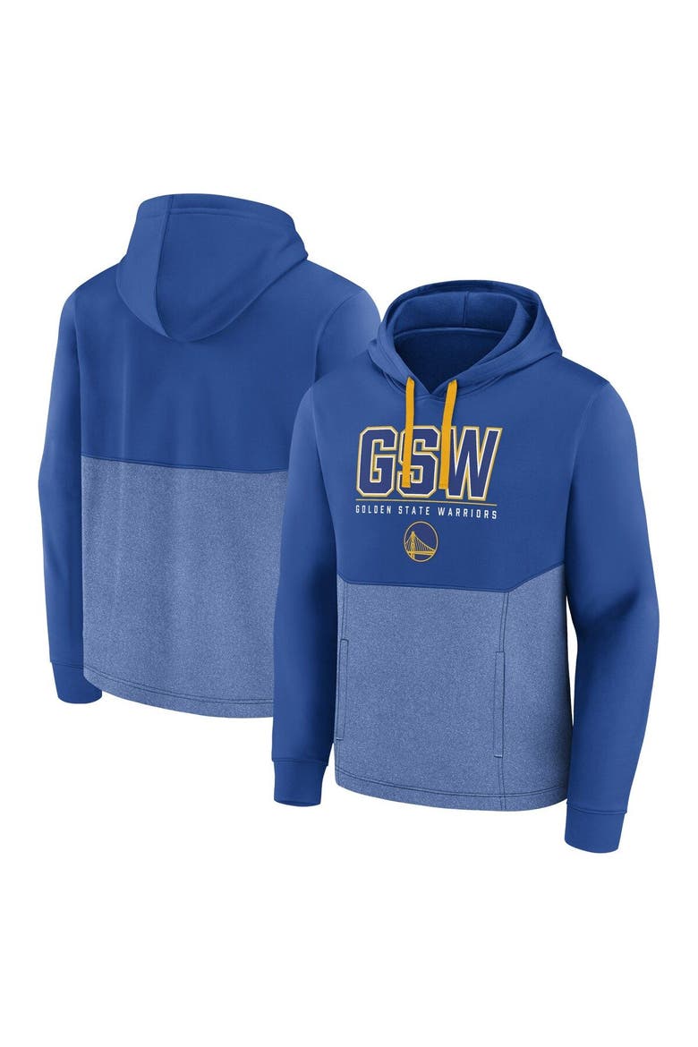 Men's Fanatics Branded  Royal Golden State Warriors Successful Tri-Blend Pullover Hoodie, Main, color, Royal