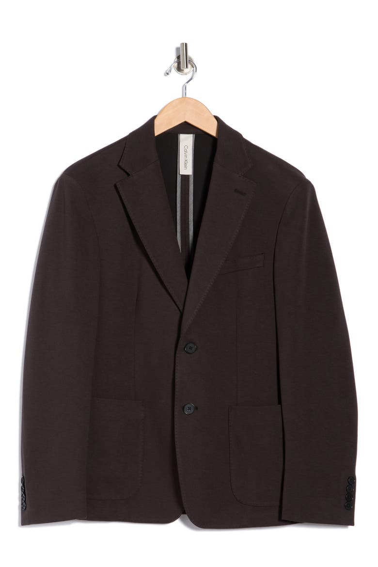 Two-Button Sport Coat, Alternate, color, BLACK