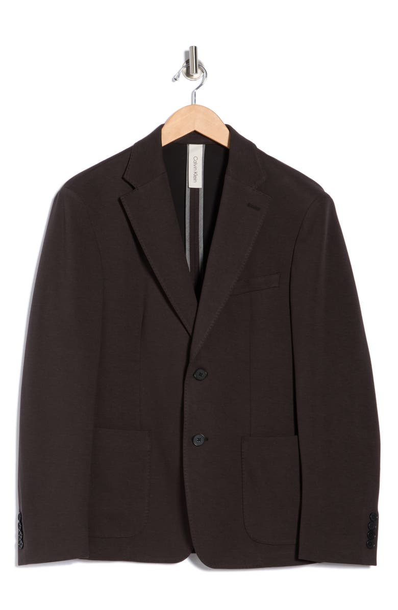 Calvin Klein Two-Button Sport Coat, Main, color, Black