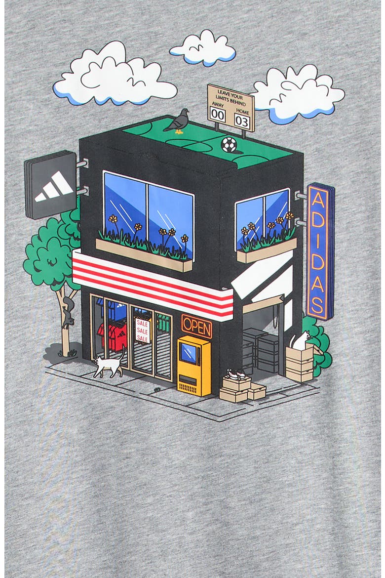 Kids' Shoebox Shop Graphic T-Shirt, Alternate, color, GREY HEATHER