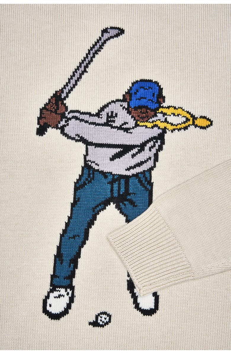 Eastside Golf Swingman Intarsia Crewneck Sweater, Alternate, color, 